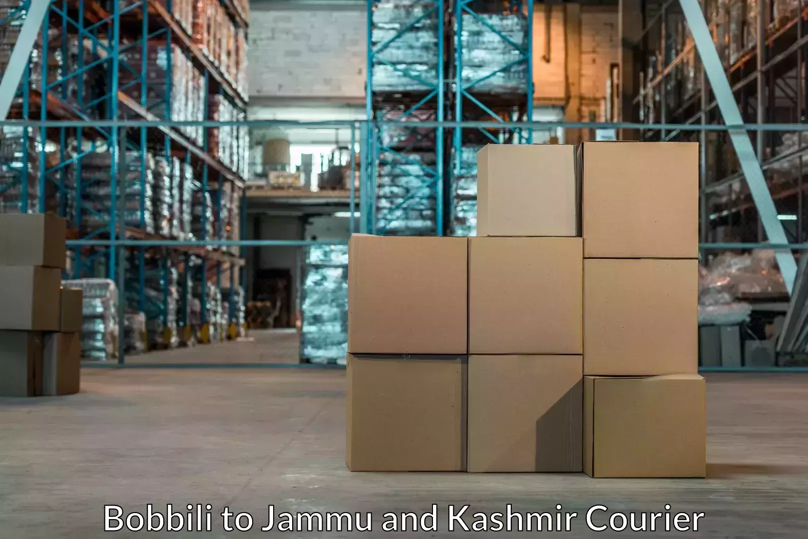 Courier tracking online in Bobbili to Jammu and Kashmir