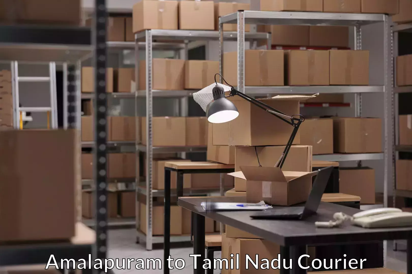 Postal and courier services Amalapuram to Coonoor