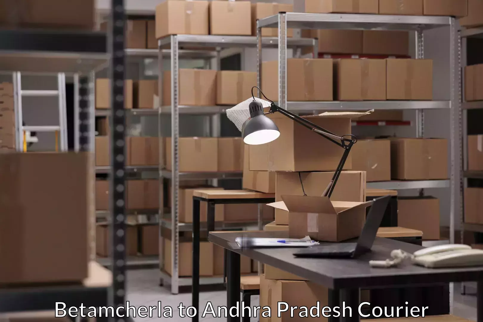 Parcel delivery automation in Betamcherla to Chodavaram