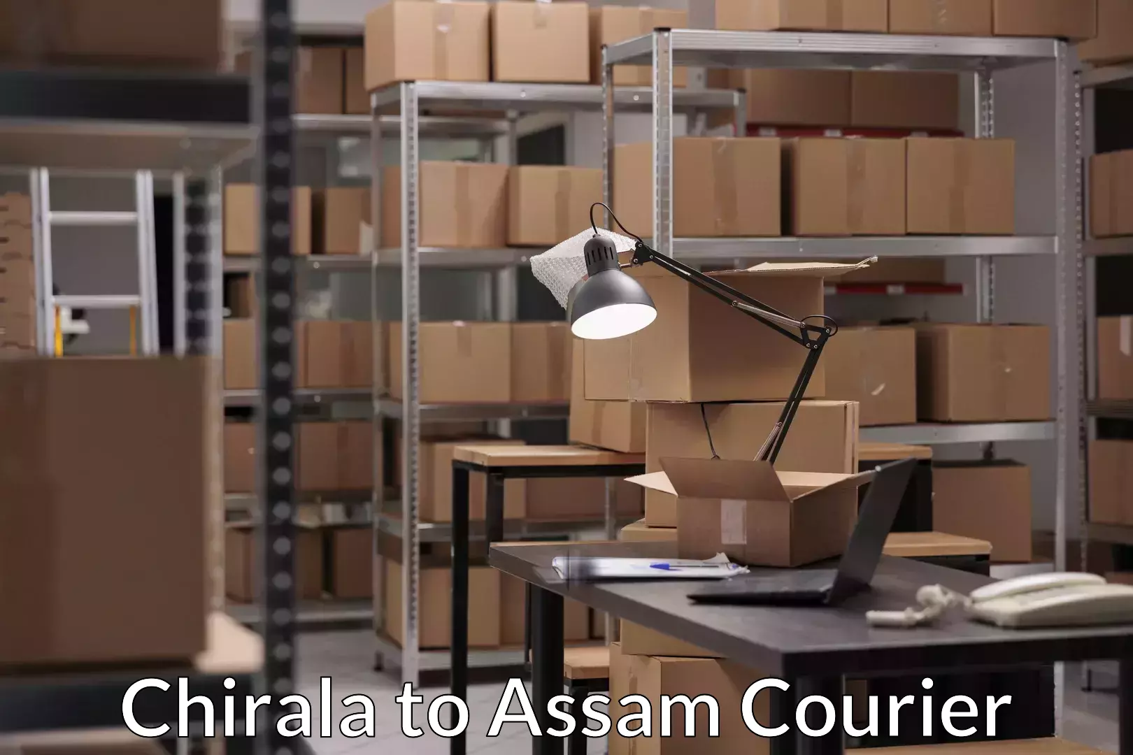 Special handling courier Chirala to Bamunimaidan