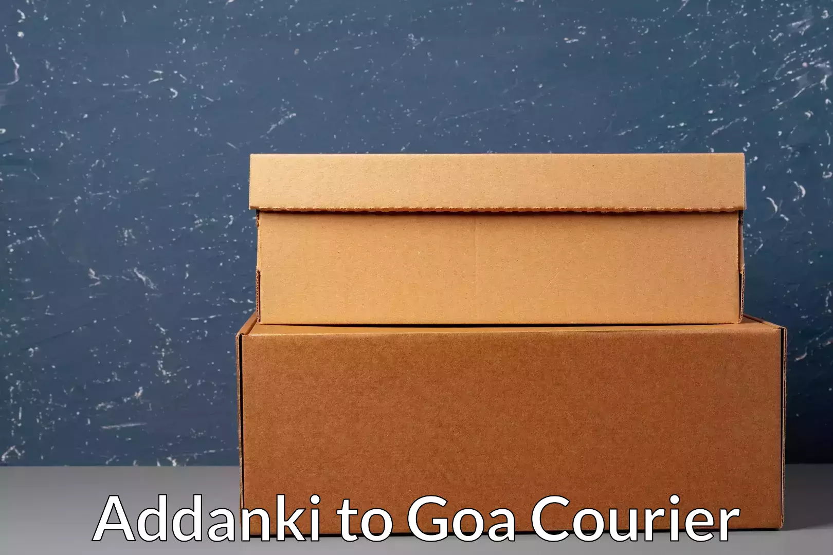 Personal parcel delivery Addanki to IIT Goa