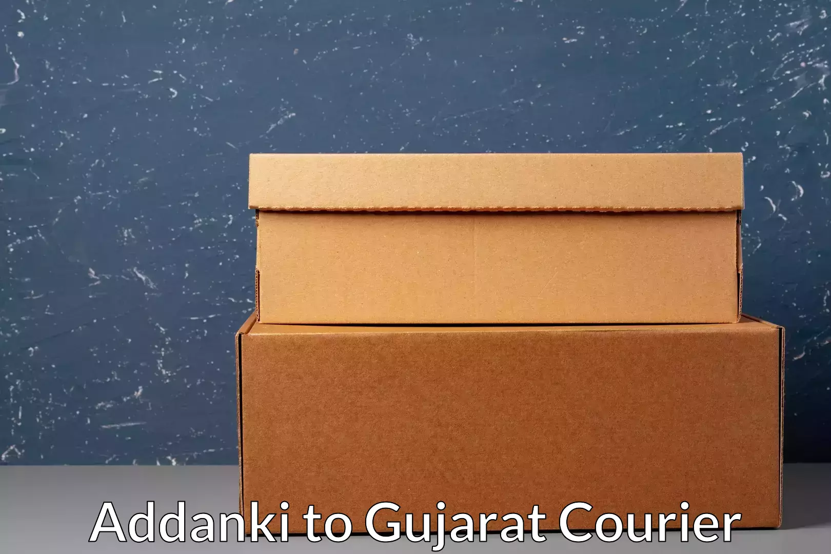 Efficient parcel delivery in Addanki to Junagadh