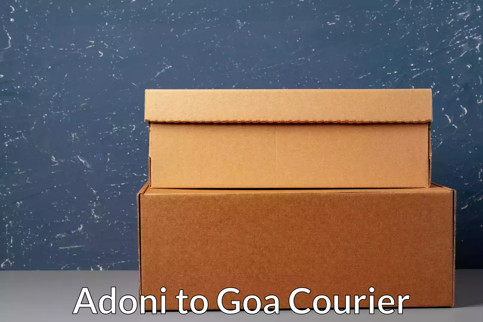 Efficient courier operations in Adoni to Panjim