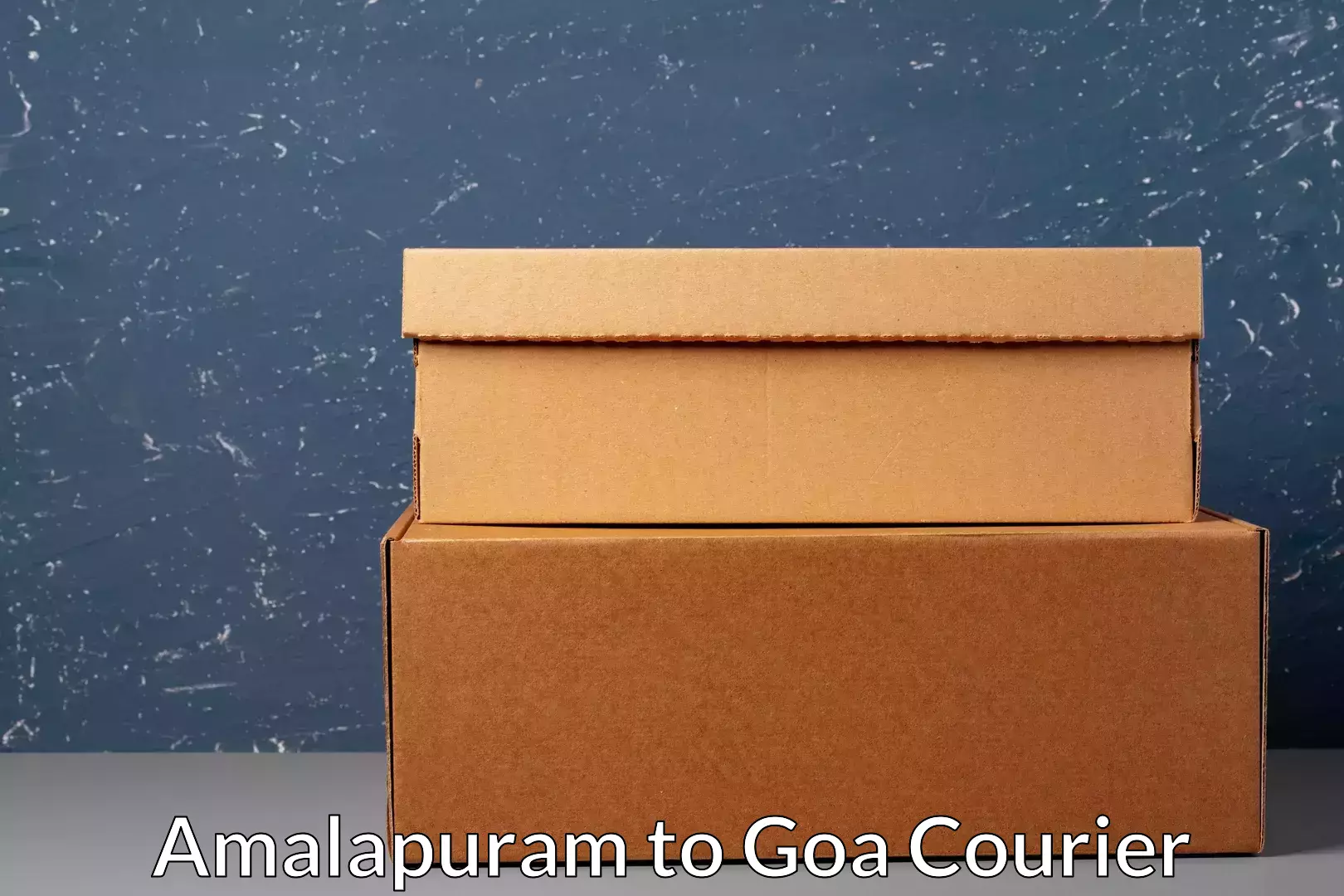 User-friendly courier app Amalapuram to Goa University