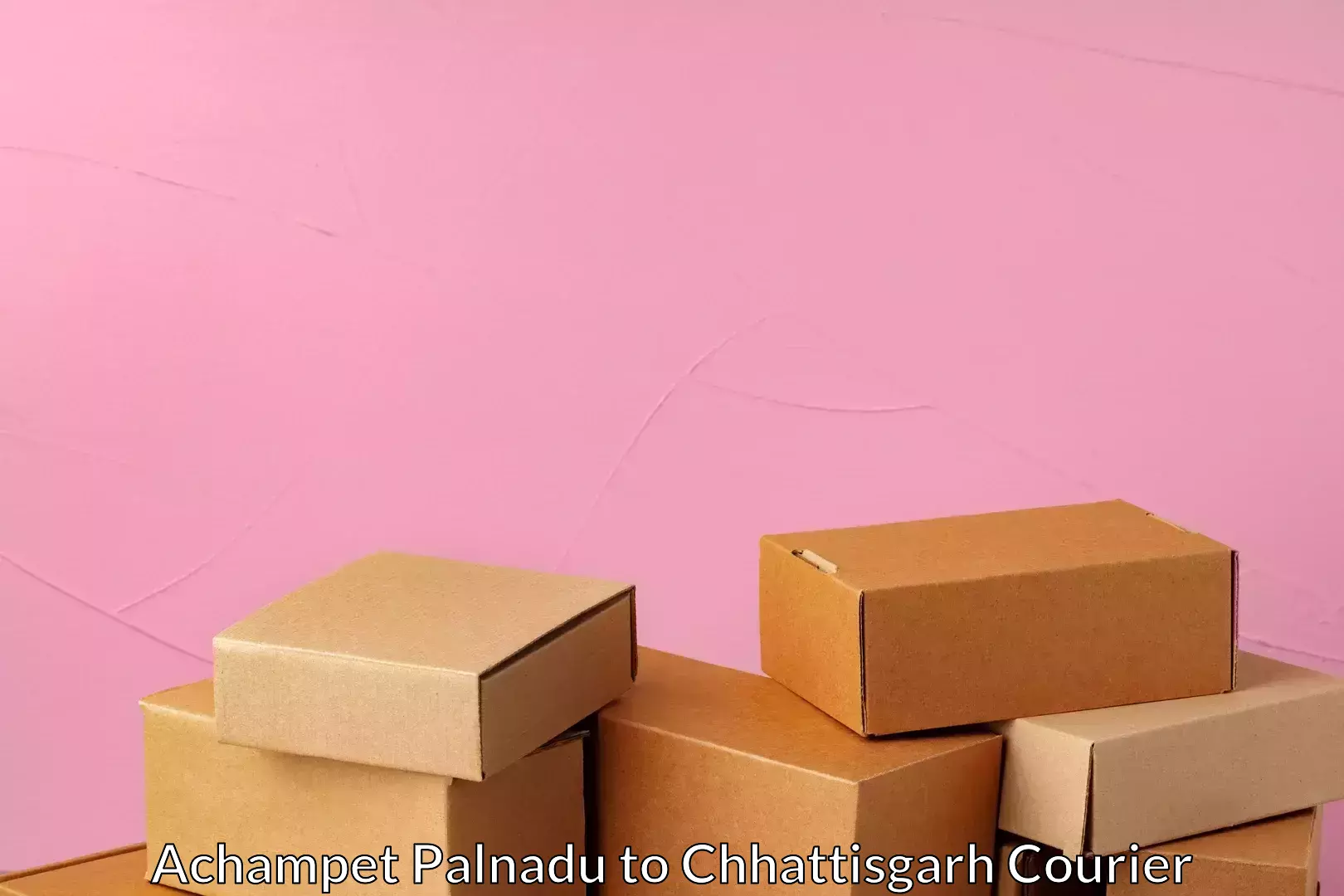 Secure shipping methods Achampet Palnadu to Bijapur Chhattisgarh