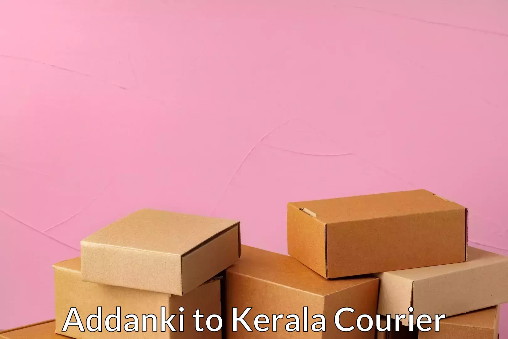 Comprehensive shipping network Addanki to Wayanad