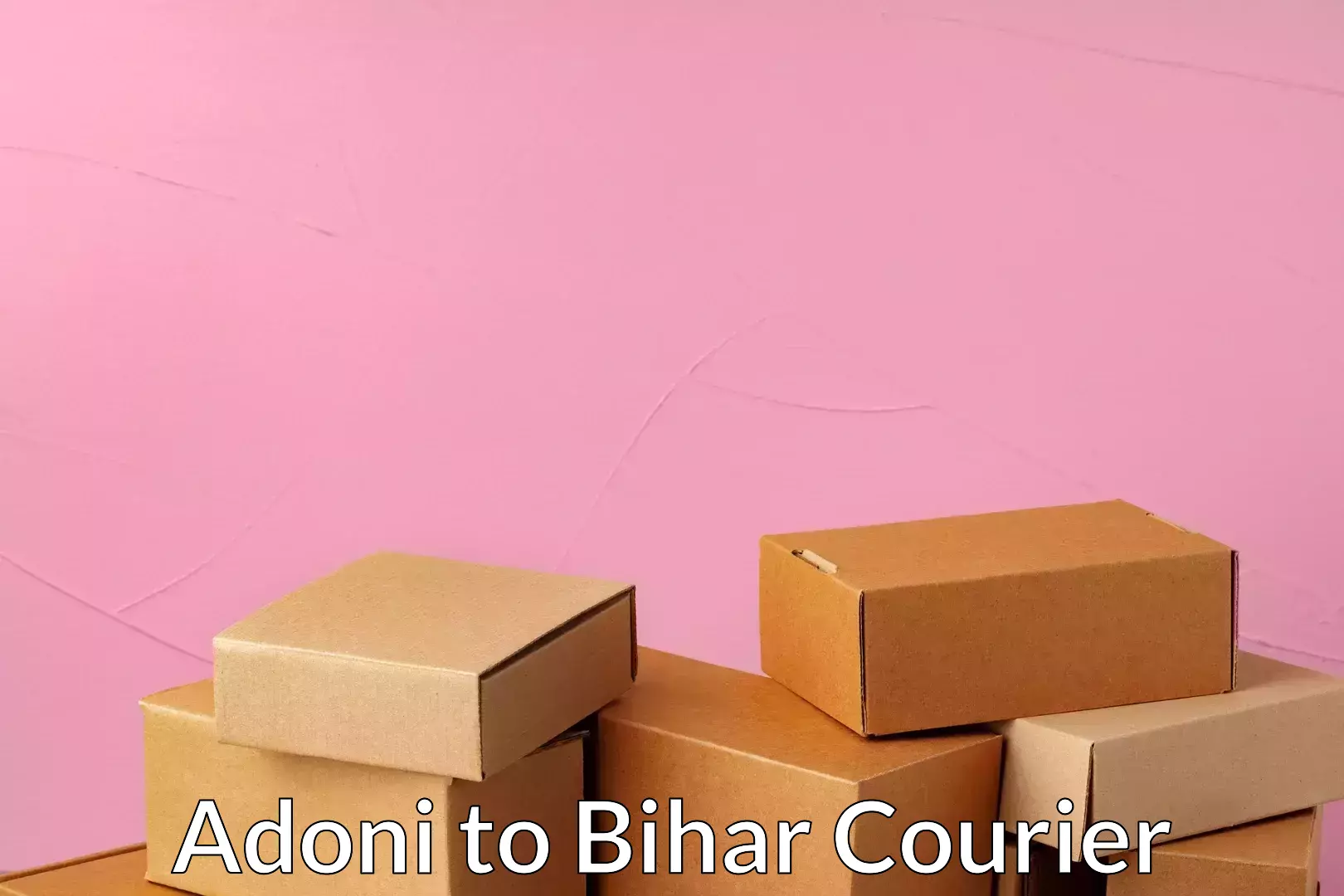 Special handling courier Adoni to Begusarai