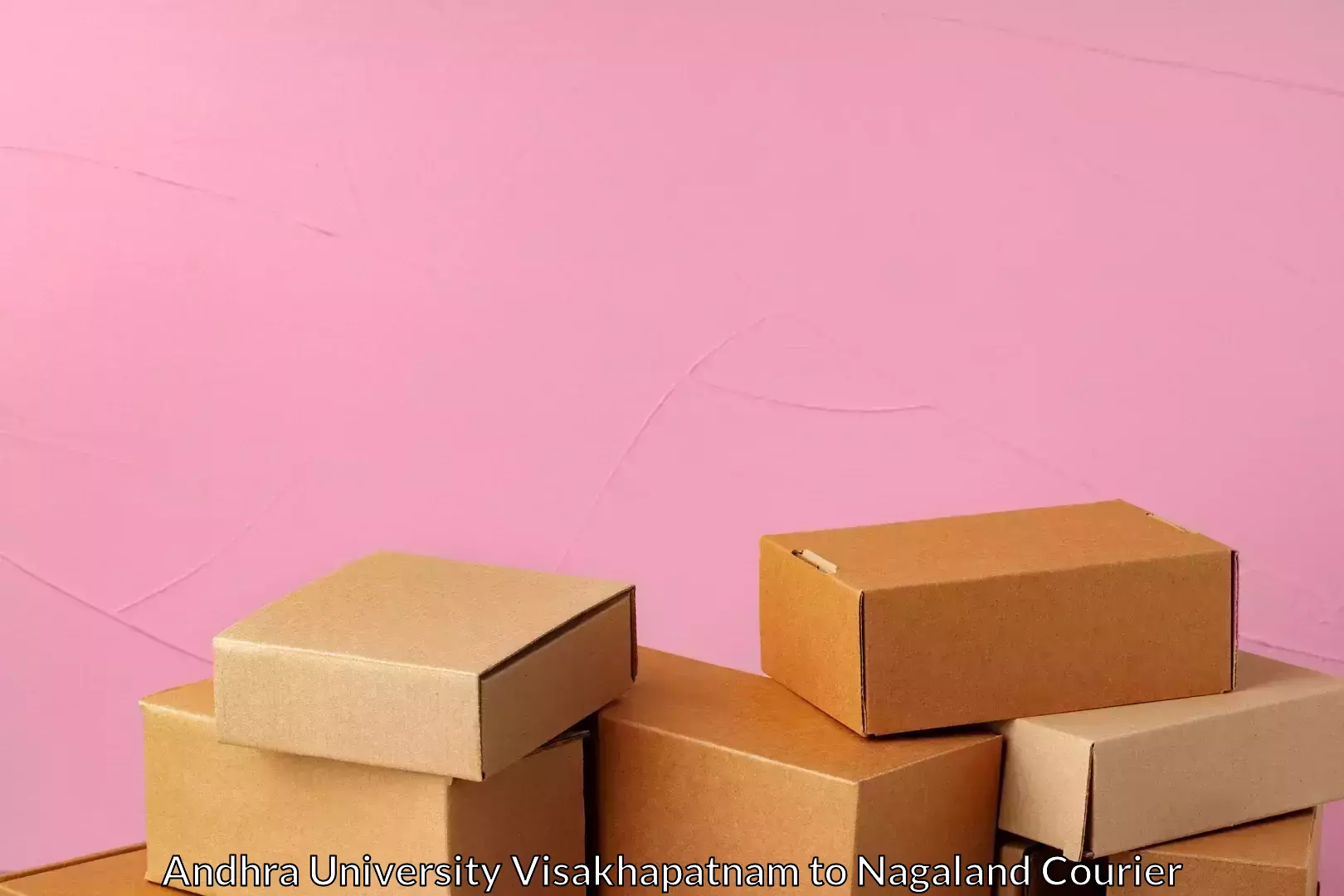 Courier app Andhra University Visakhapatnam to Wokha