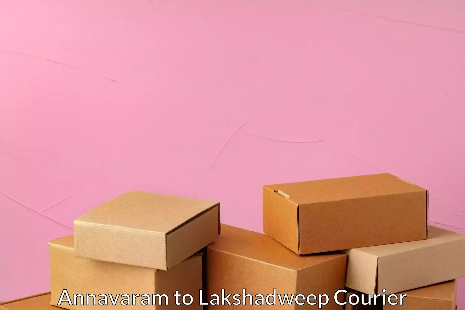 Corporate courier solutions in Annavaram to Lakshadweep