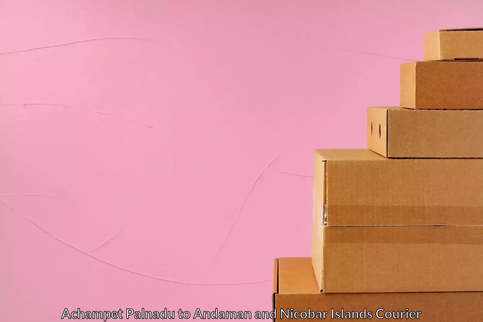 Courier service partnerships Achampet Palnadu to South Andaman