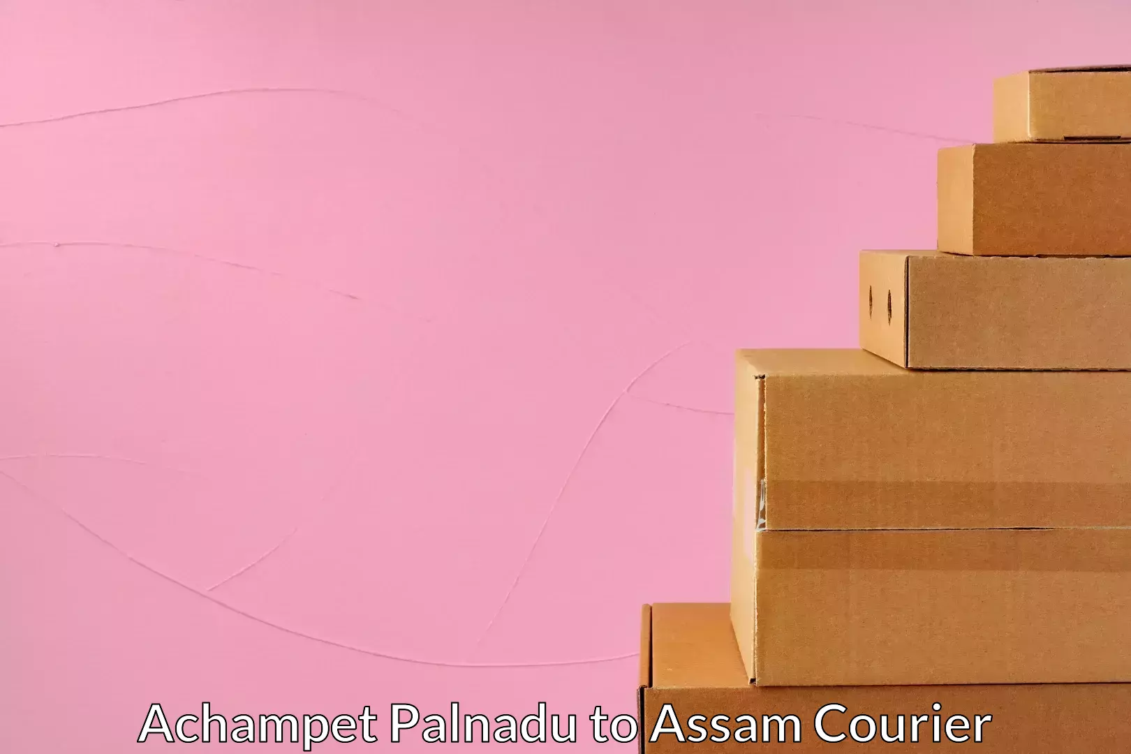 Local courier options in Achampet Palnadu to Haflong