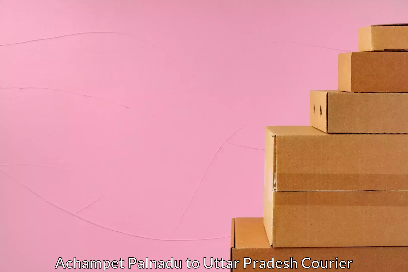 Advanced shipping services in Achampet Palnadu to Uttar Pradesh