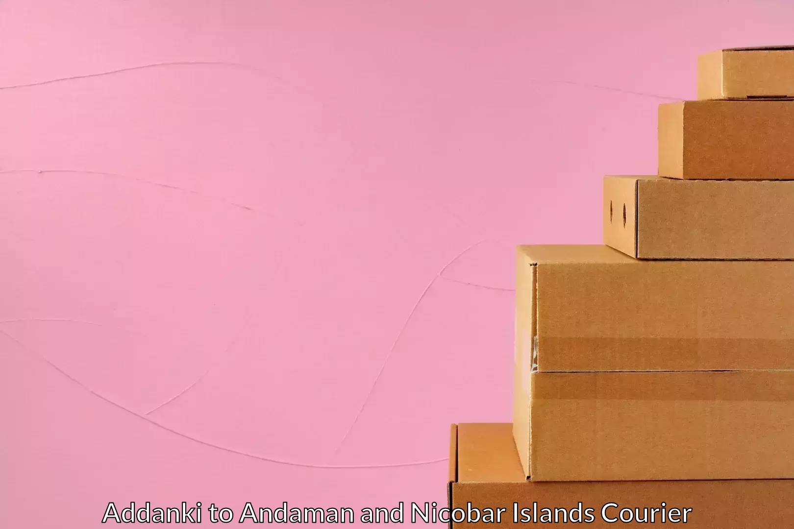 Automated shipping Addanki to Andaman and Nicobar Islands