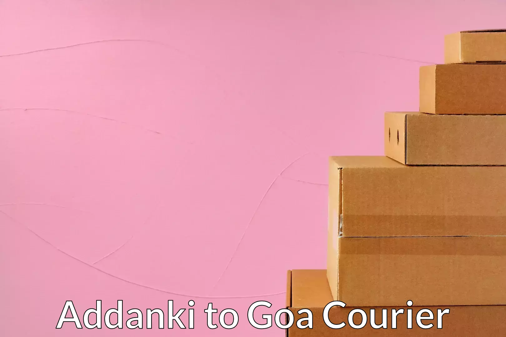 Multi-city courier Addanki to IIT Goa