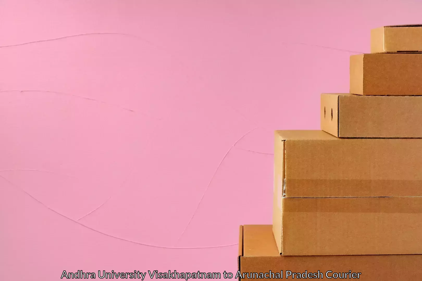 Nationwide shipping services Andhra University Visakhapatnam to Bomdila