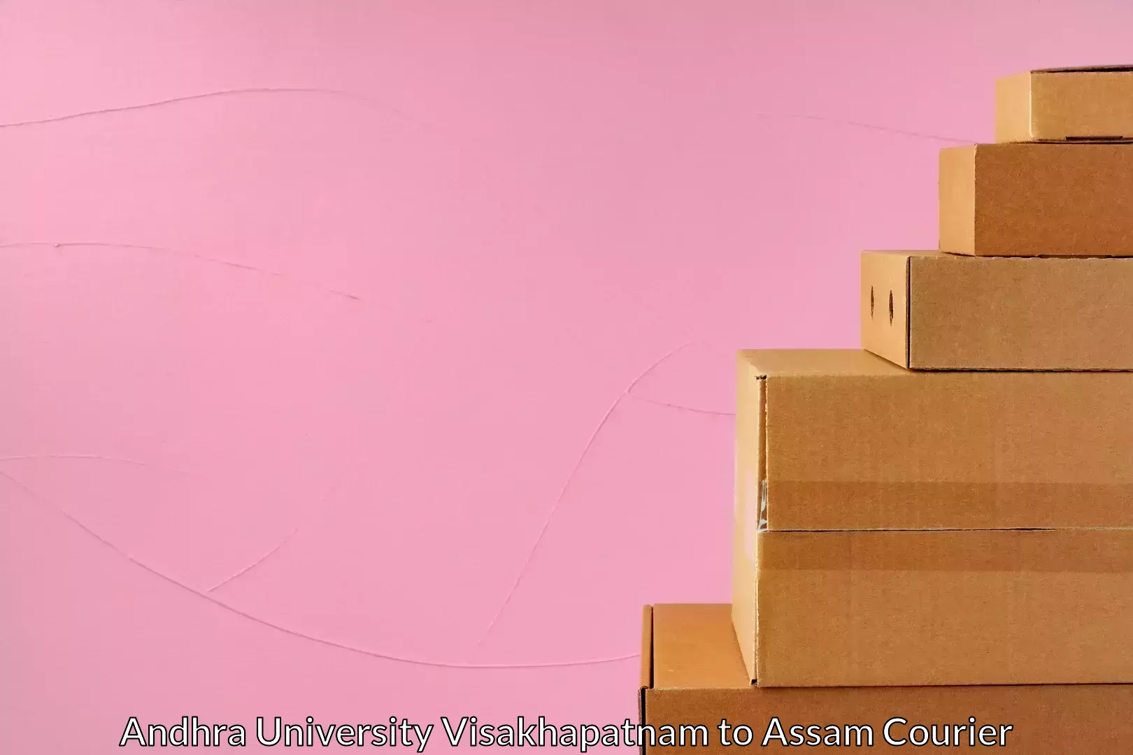 Reliable courier service Andhra University Visakhapatnam to Sonari Charaideo