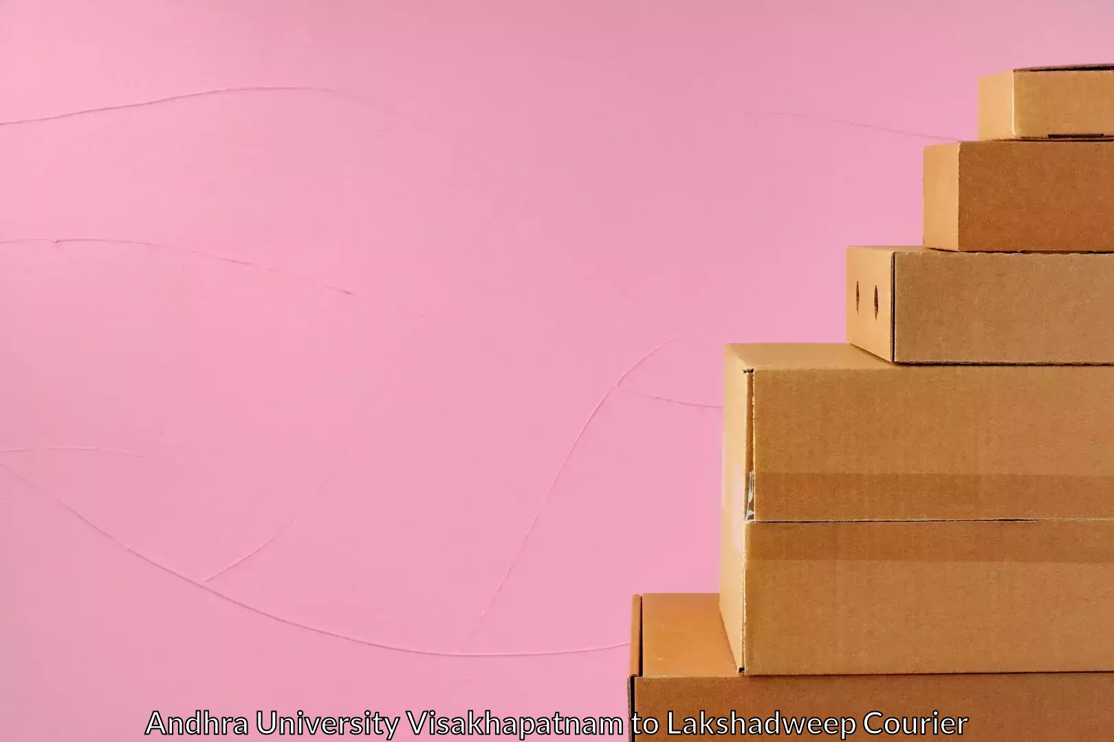 Affordable logistics services Andhra University Visakhapatnam to Lakshadweep