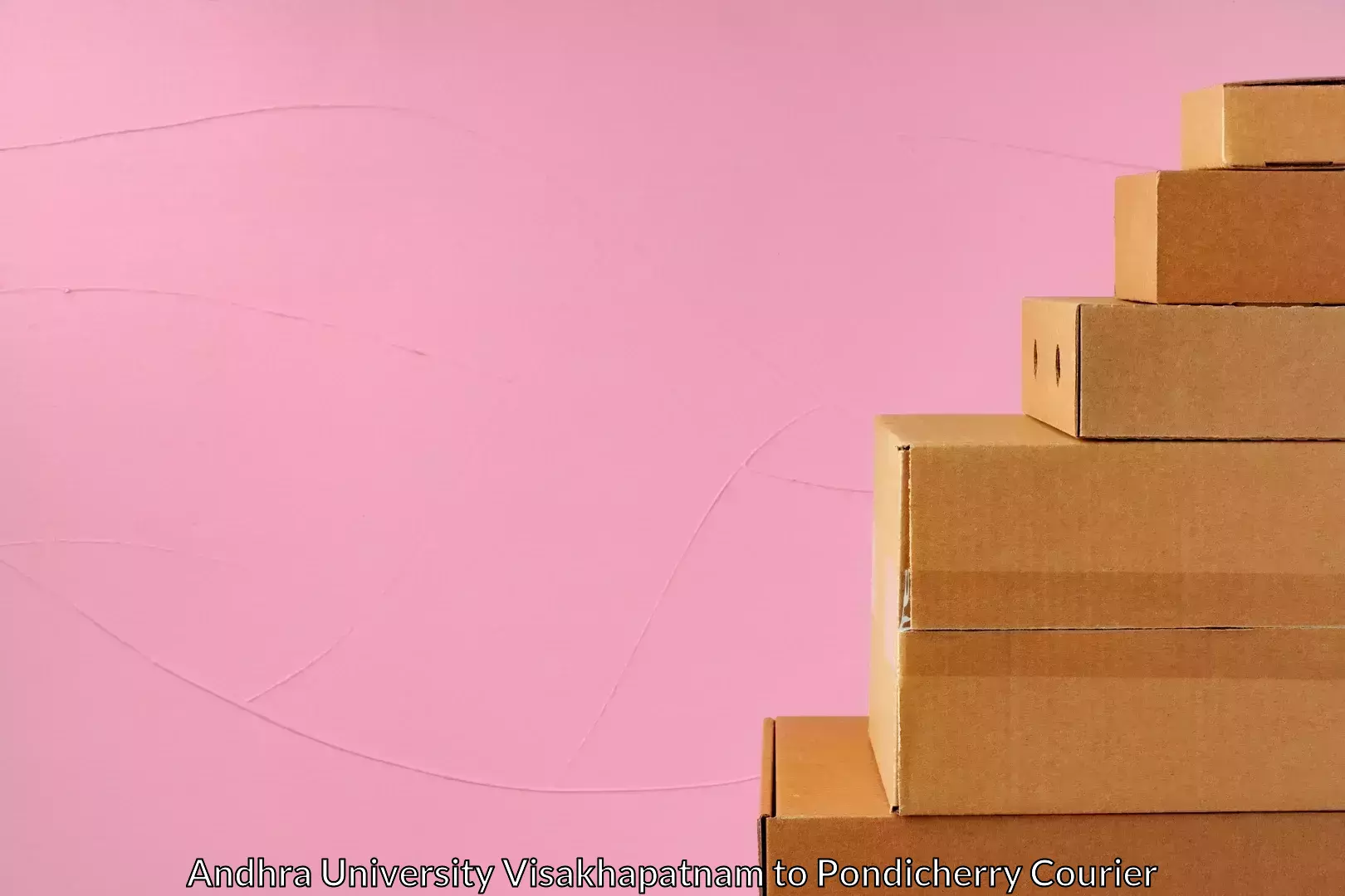 Global delivery options Andhra University Visakhapatnam to Karaikal