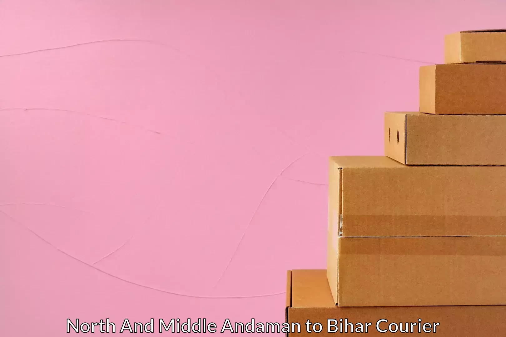 Global parcel delivery North And Middle Andaman to Bettiah