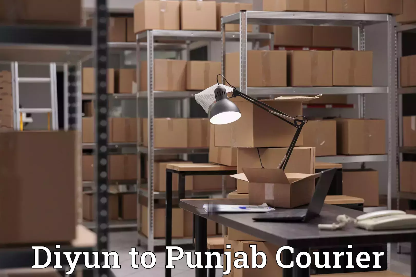 Furniture shipping services Diyun to Thapar Institute of Engineering and Technology Patiala