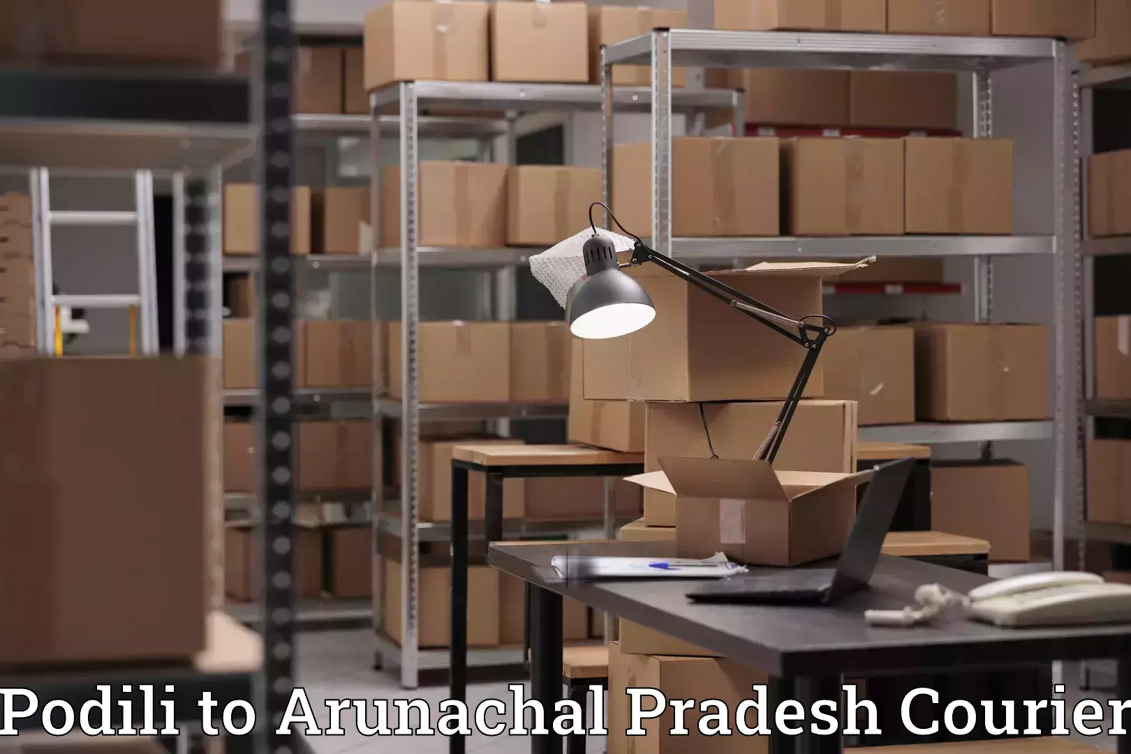 Packing and moving services Podili to Arunachal Pradesh