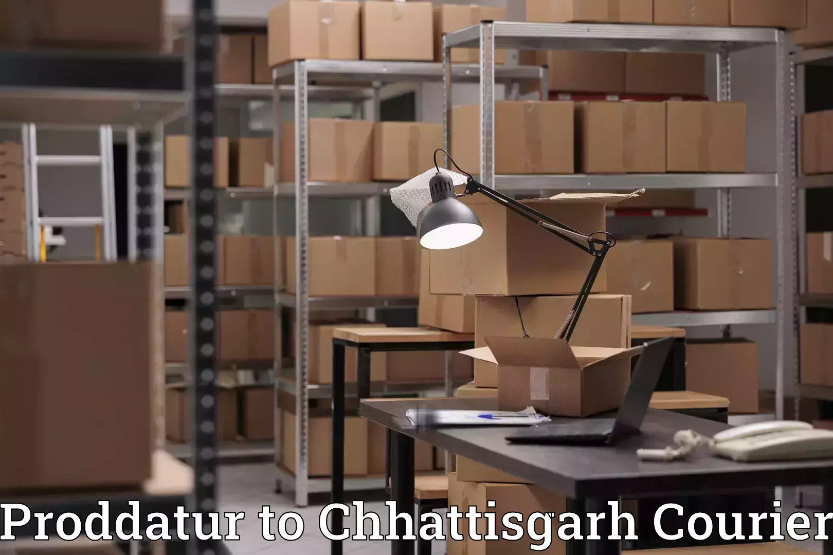 Cost-effective moving options Proddatur to Raigarh