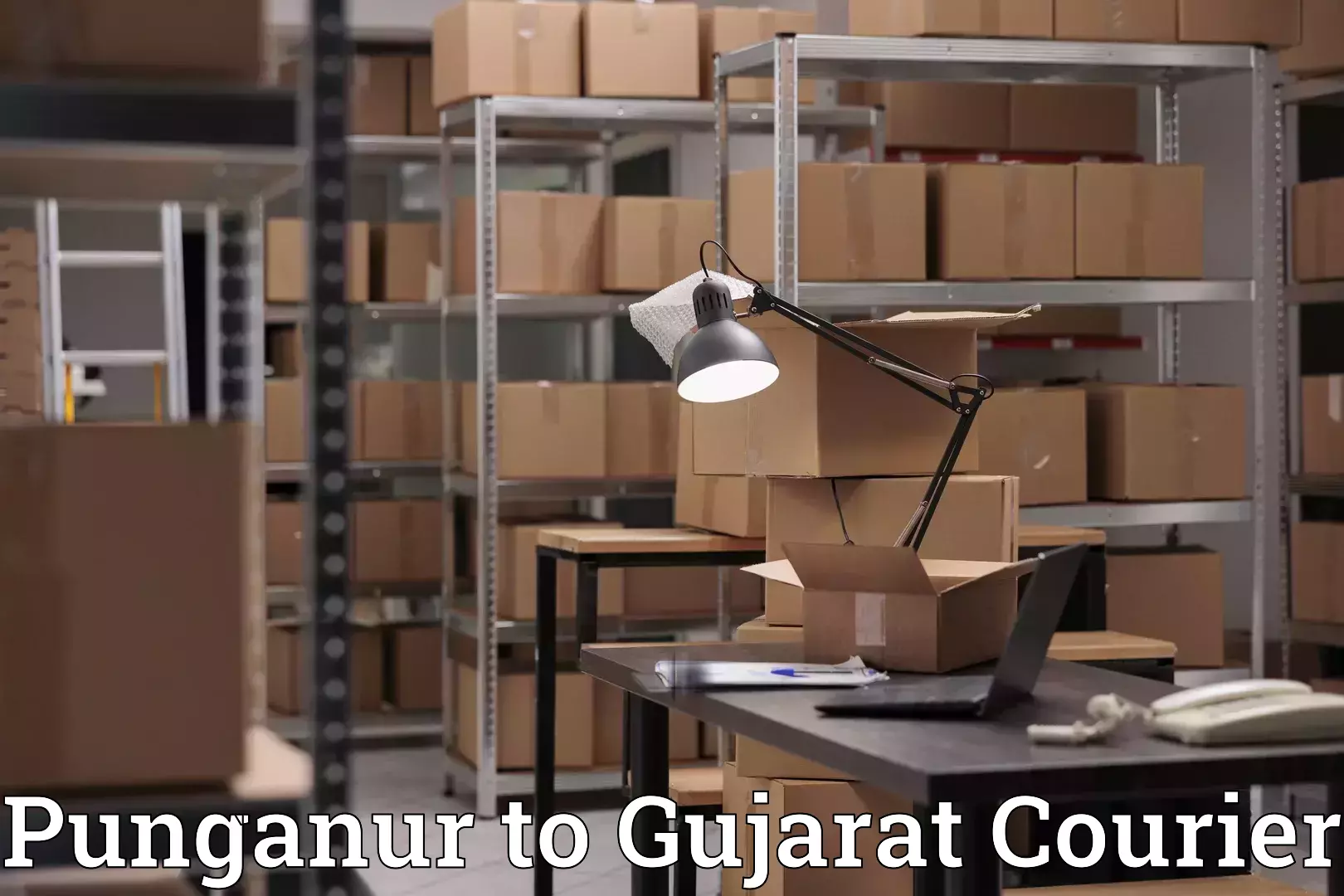 Professional moving assistance Punganur to Gujarat