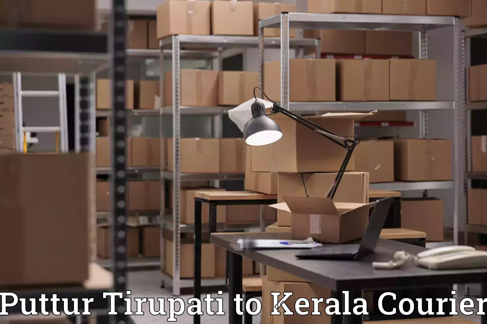 Home moving specialists Puttur Tirupati to Aluva