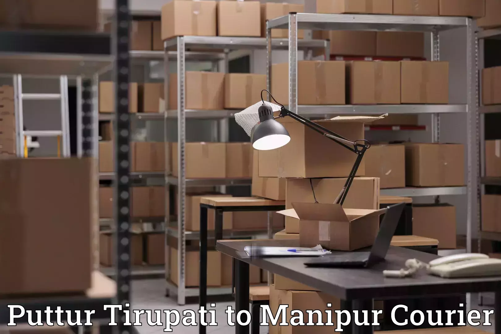 Expert furniture movers in Puttur Tirupati to Tamenglong