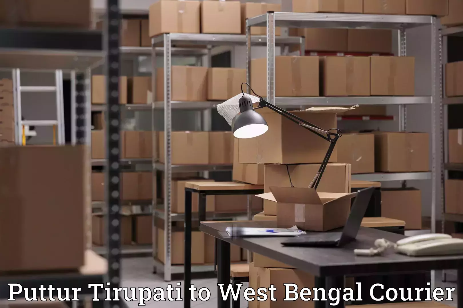 Furniture moving specialists Puttur Tirupati to Tollygunge