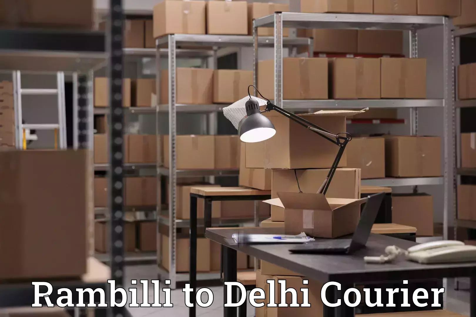 Stress-free household shifting Rambilli to Delhi