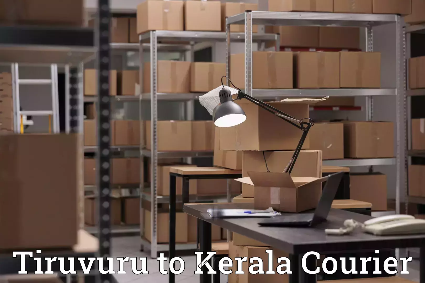 Full-service movers Tiruvuru to Kerala University Thiruvananthapuram