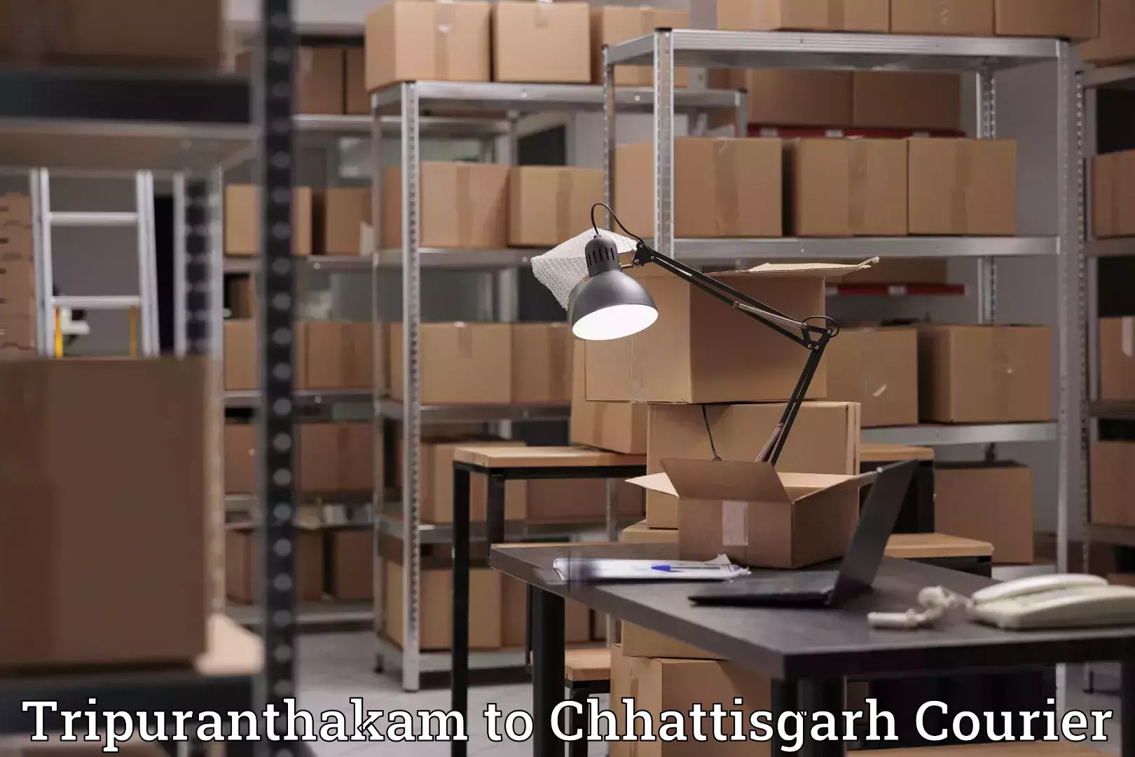 Household moving solutions Tripuranthakam to Chhattisgarh