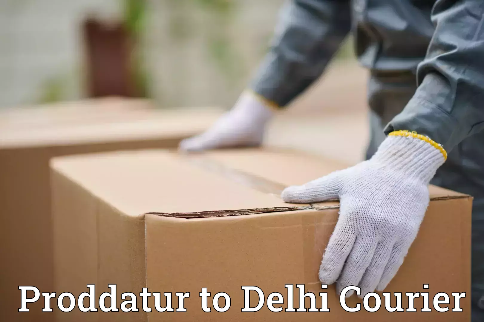 Quality furniture movers Proddatur to Delhi