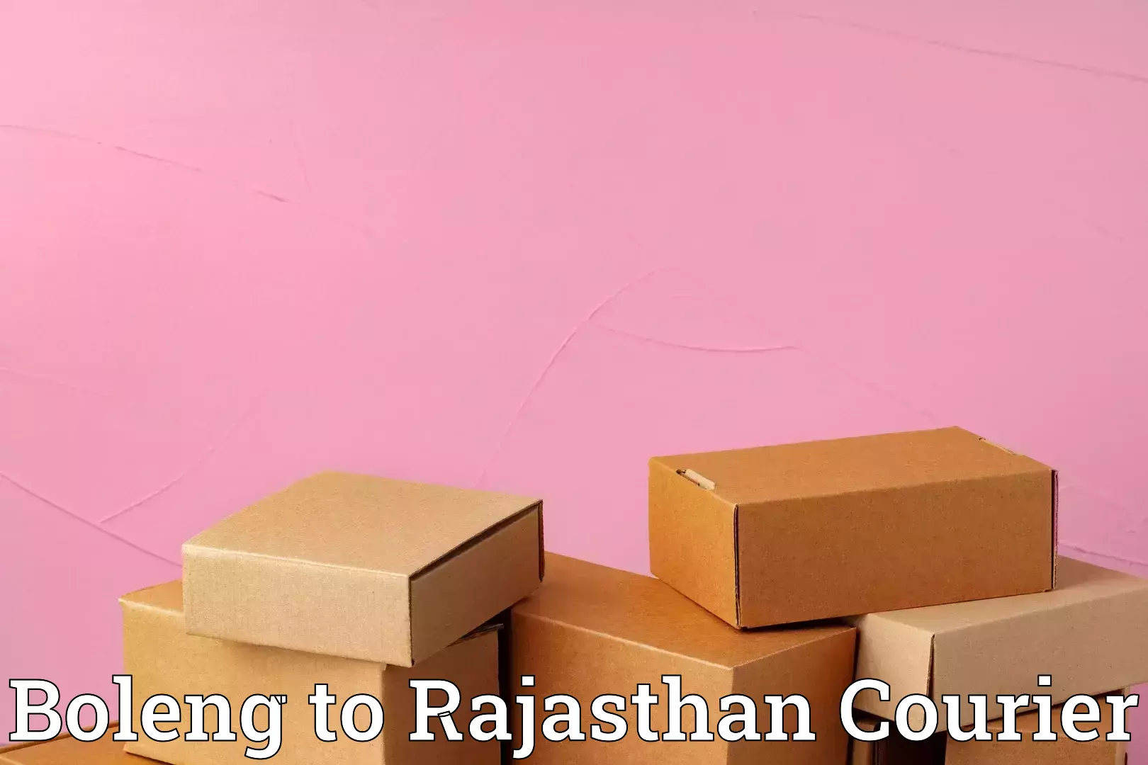 Efficient packing and moving Boleng to Ratangarh Churu