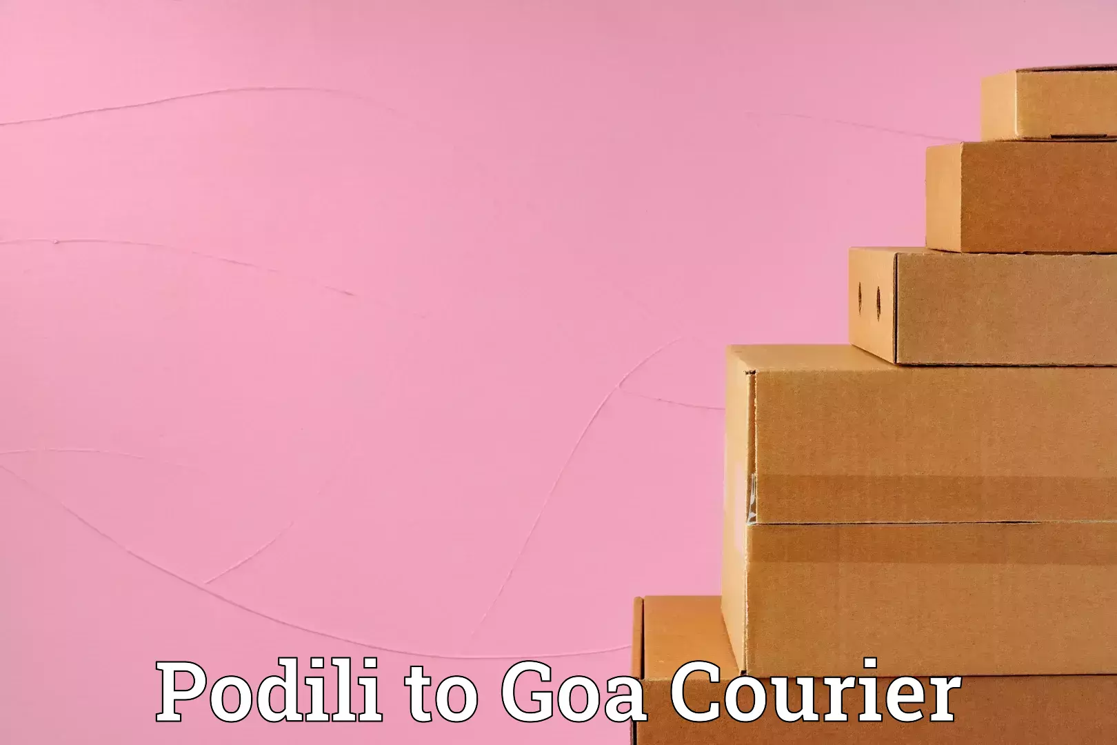 Efficient furniture shifting Podili to Ponda