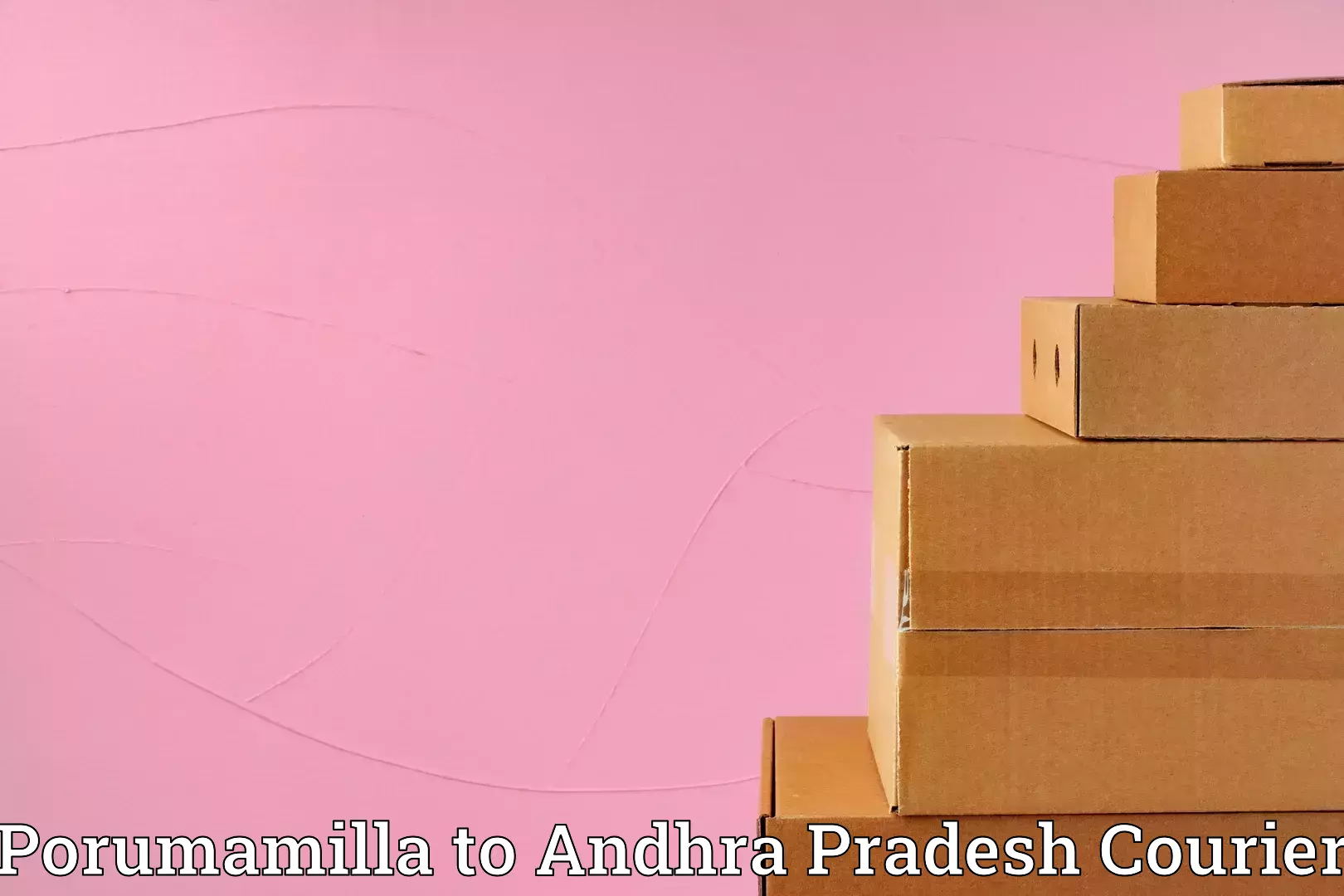 Home goods transport Porumamilla to Narsapur