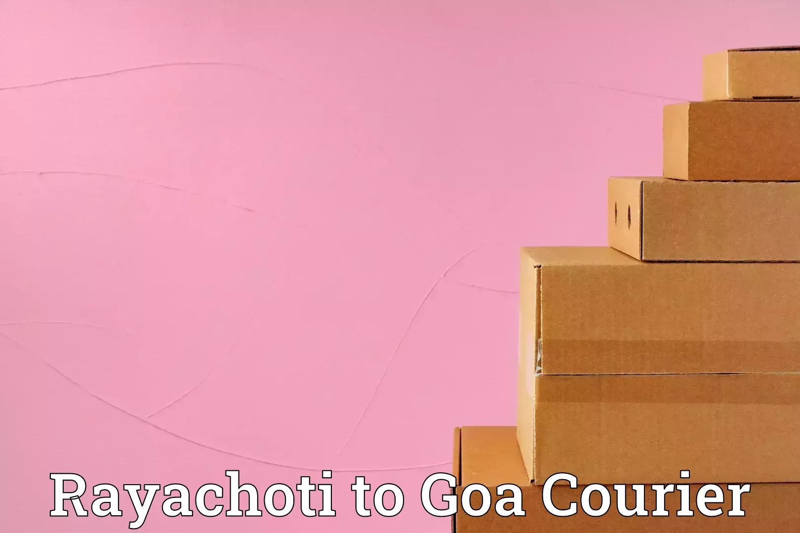 Nationwide household movers Rayachoti to Goa