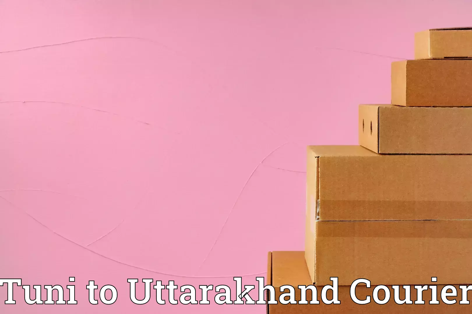 Quality furniture shipping Tuni to Udham Singh Nagar