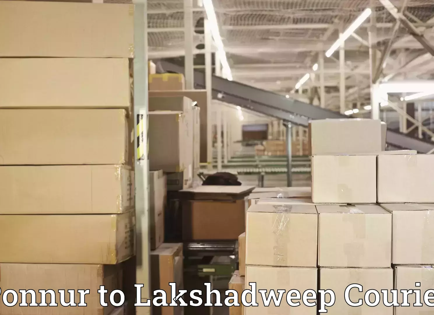 Professional home goods transport in Ponnur to Lakshadweep