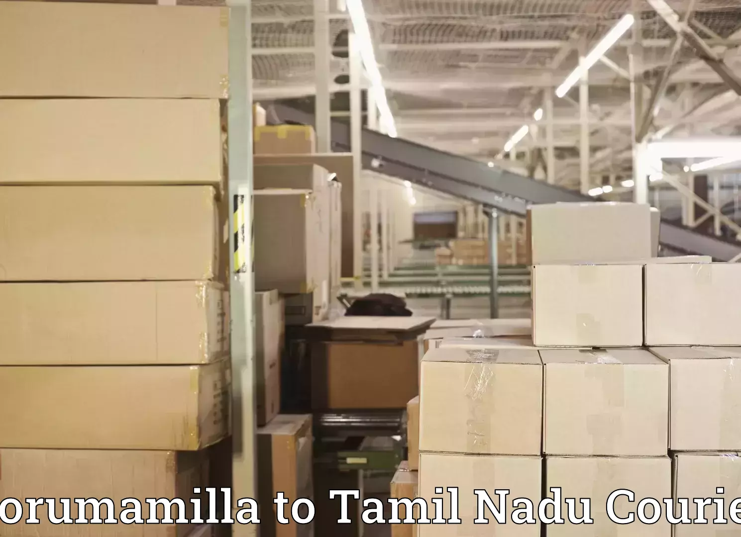 Efficient moving and packing Porumamilla to Tiruchengode