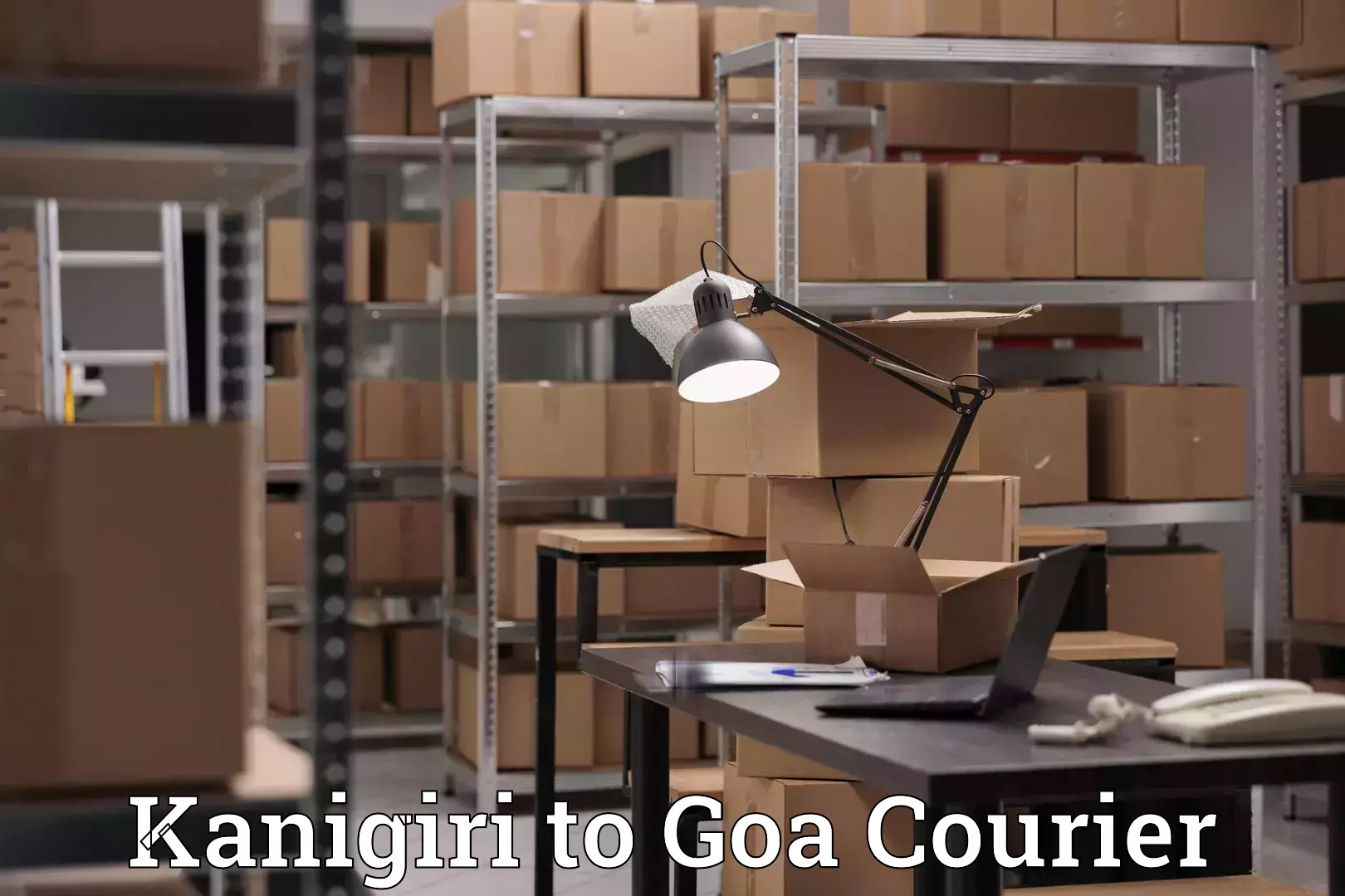 Baggage courier optimization Kanigiri to IIT Goa