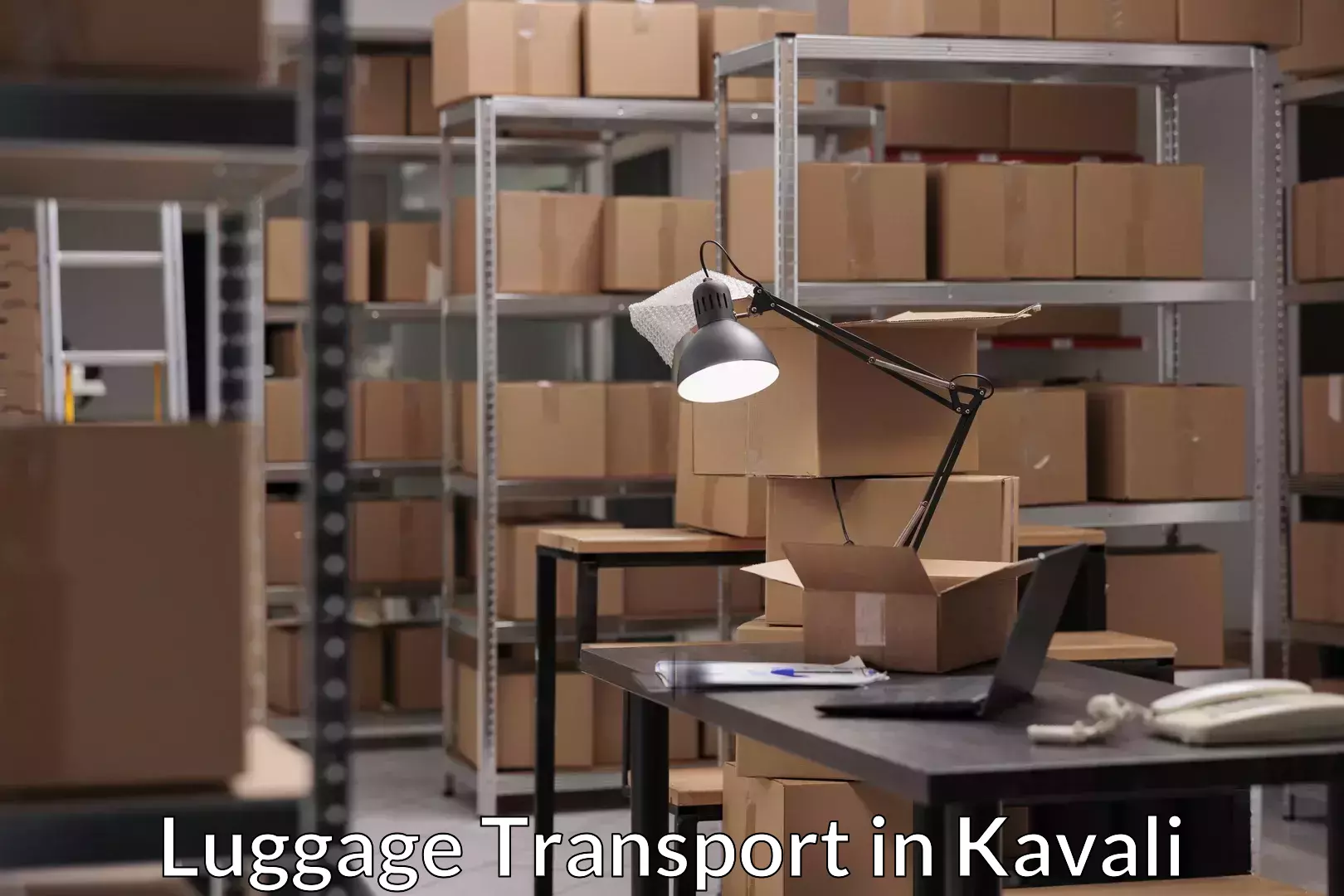 Long distance luggage transport in Kavali