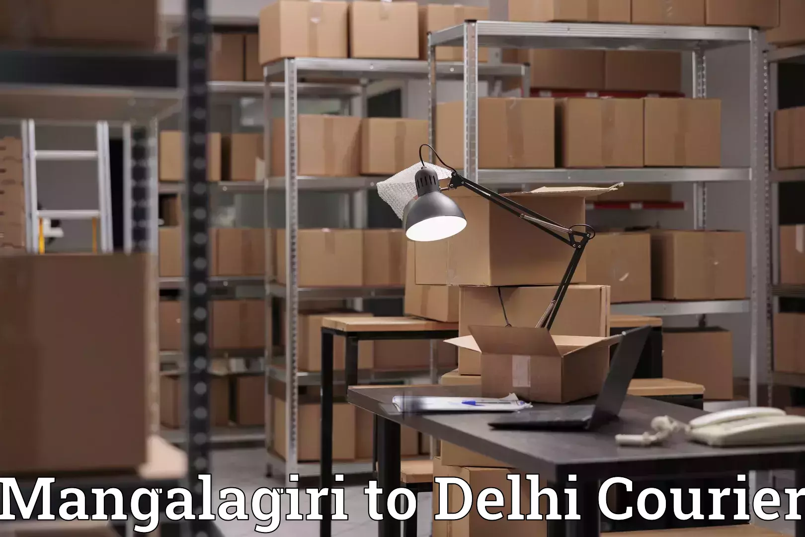 Premium luggage courier Mangalagiri to IIT Delhi