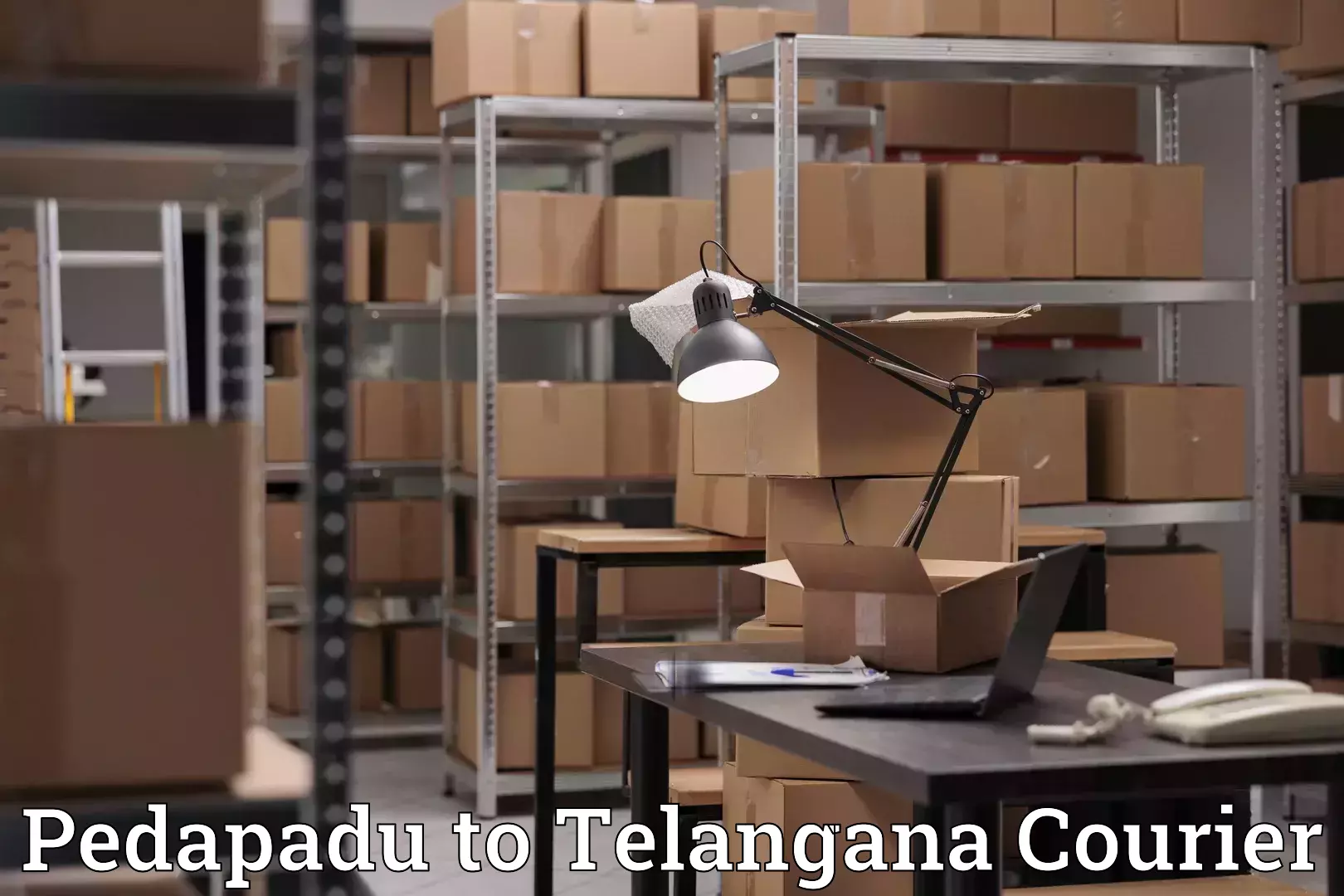 Flexible luggage courier service Pedapadu to Karimnagar