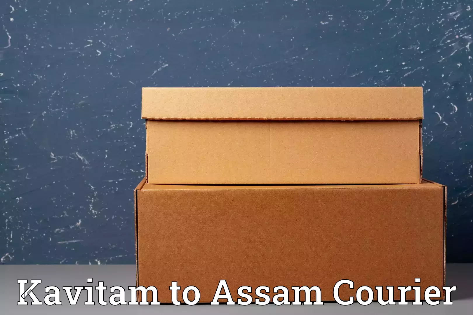 Luggage courier network Kavitam to Udalguri