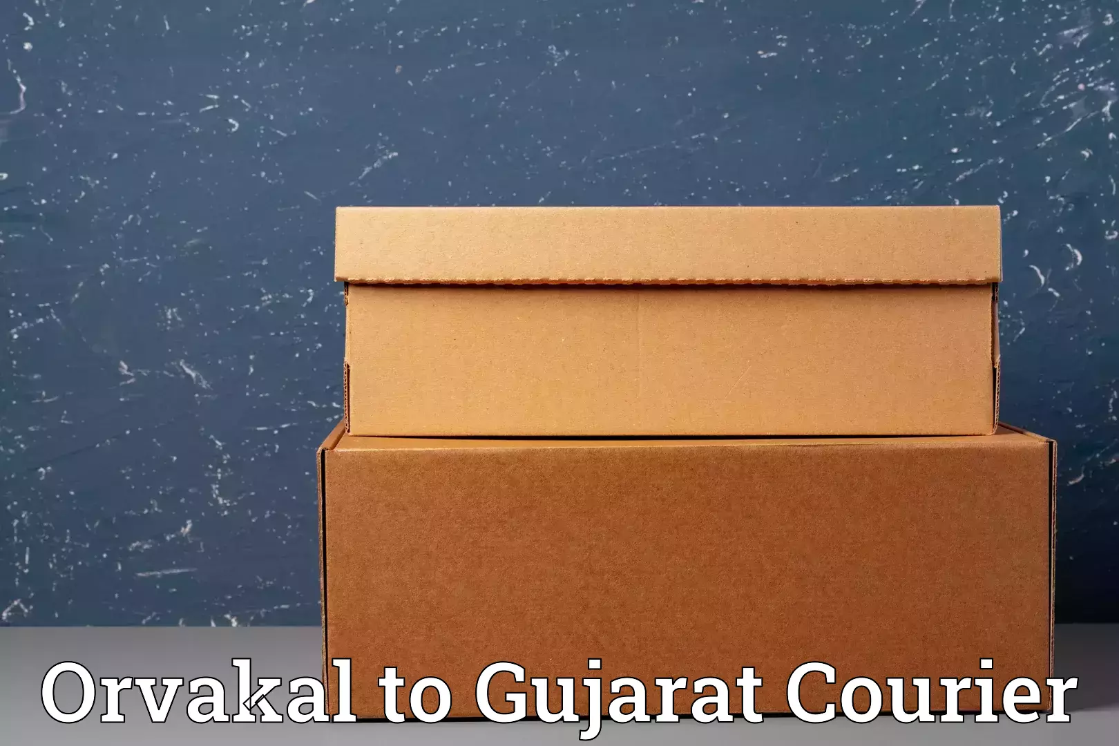 Efficient baggage transport Orvakal to Gujarat