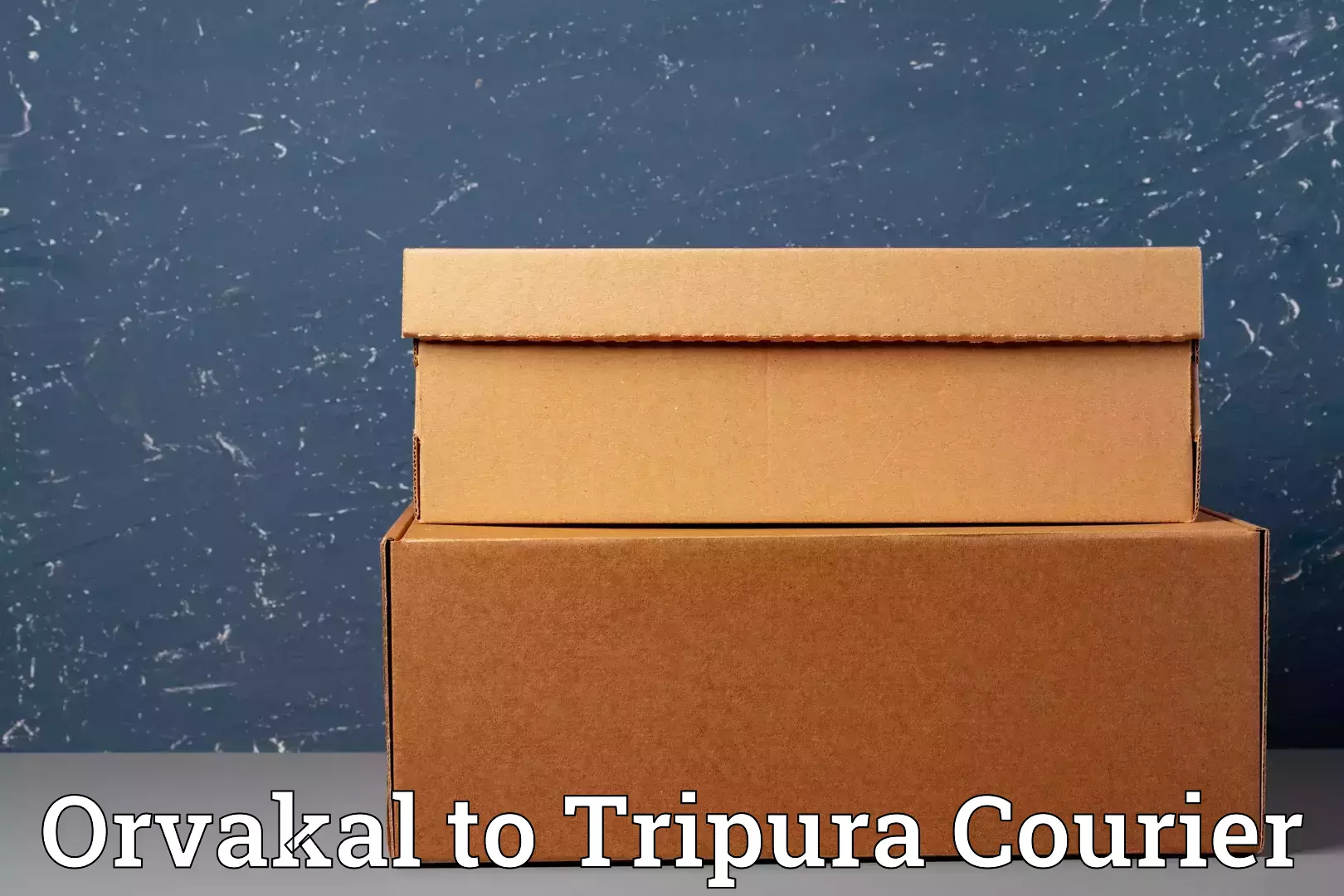 Baggage courier rates Orvakal to Teliamura