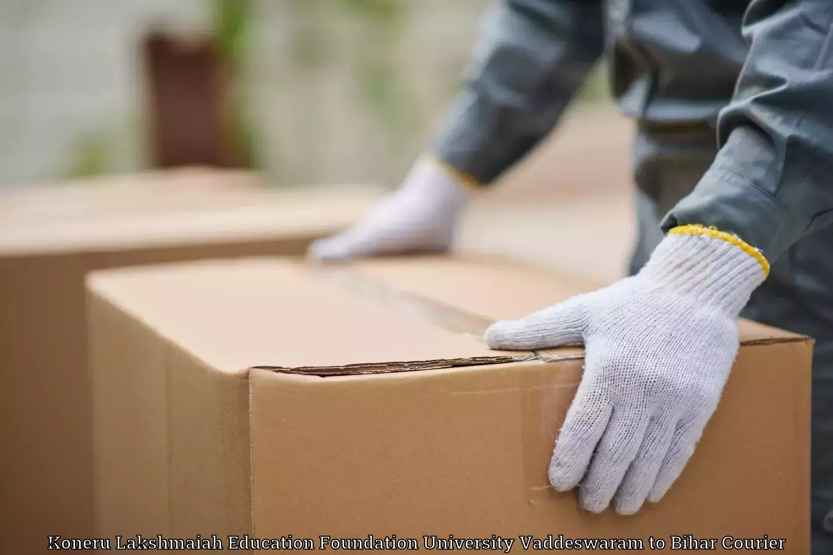 Baggage delivery technology in Koneru Lakshmaiah Education Foundation University Vaddeswaram to Gaya