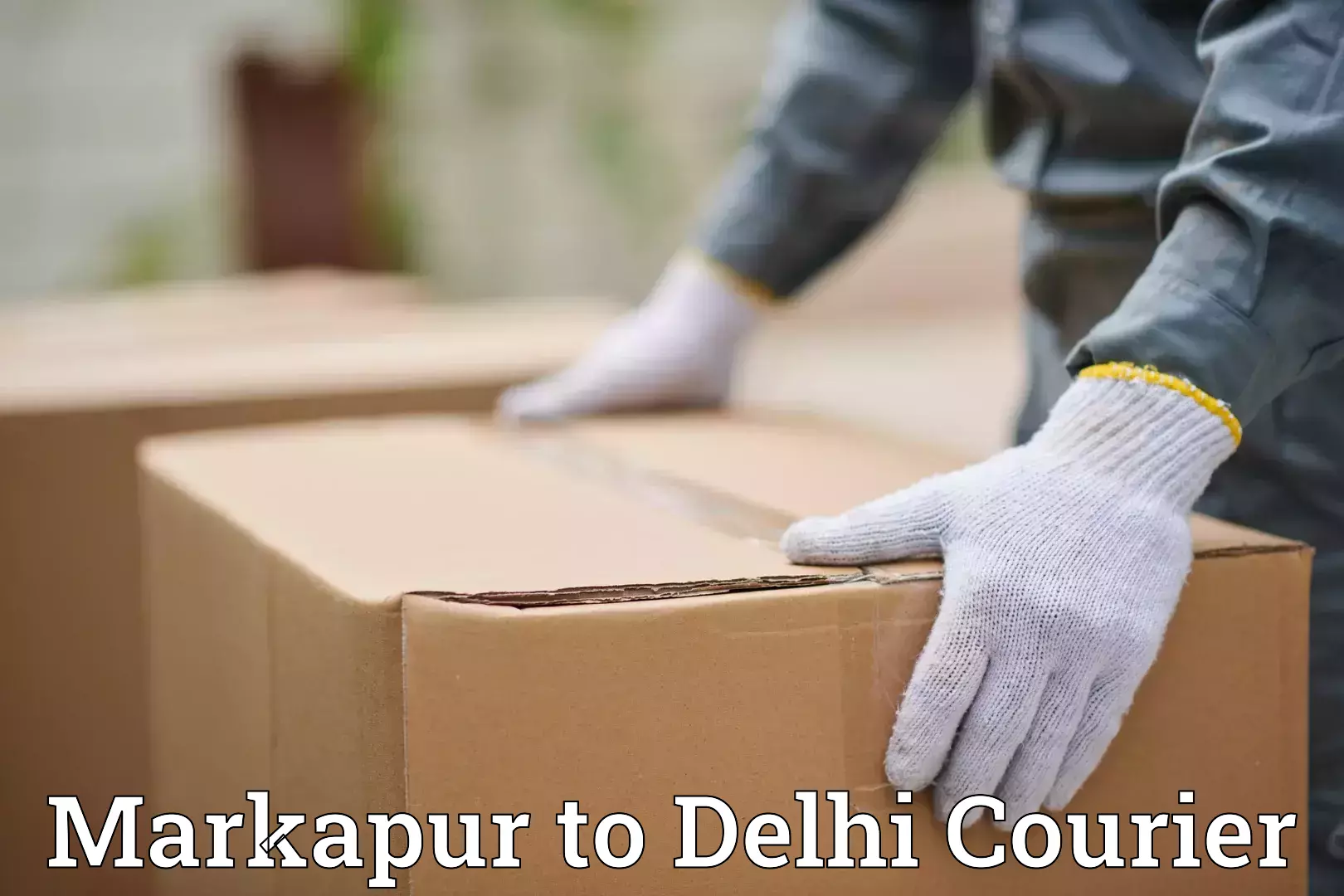 Artwork baggage courier Markapur to Guru Gobind Singh Indraprastha University New Delhi